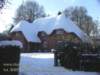 irbis strzecha przykryta śniegiem